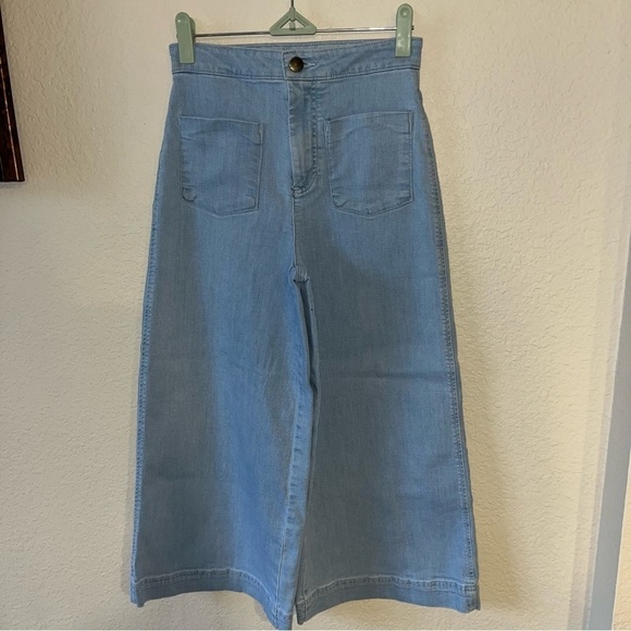 Alice + Olivia Wide Leg Front Pocket Pants Size 24 - Picture 1 of 8
